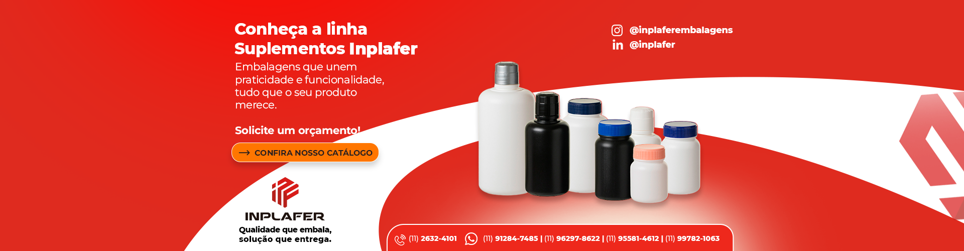Conheça a linha de suplementos INPLAFER